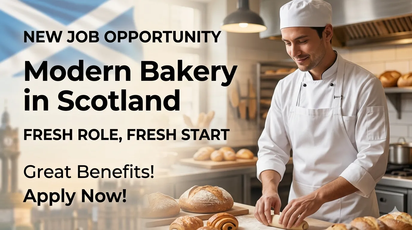 Bakery Jobs in Scotland with Visa Sponsorship