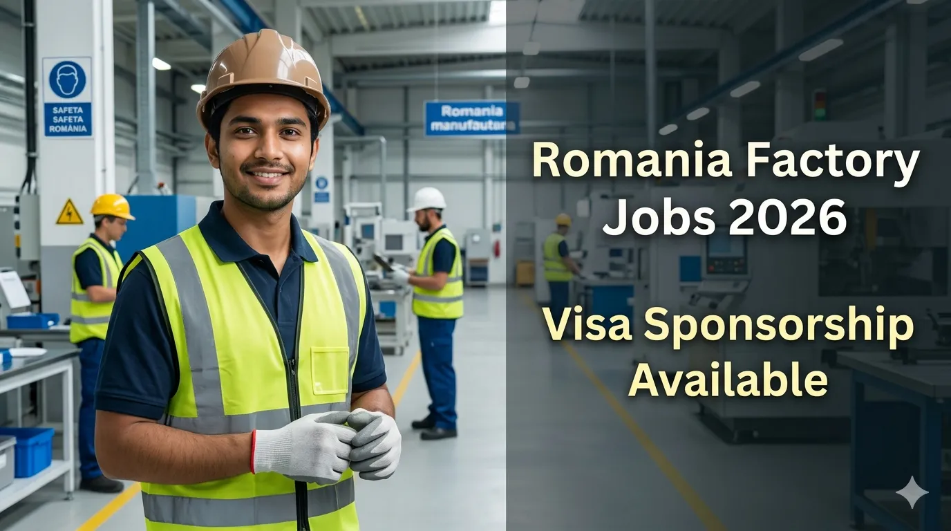 Factory Worker Jobs in Romania with Visa Sponsorship