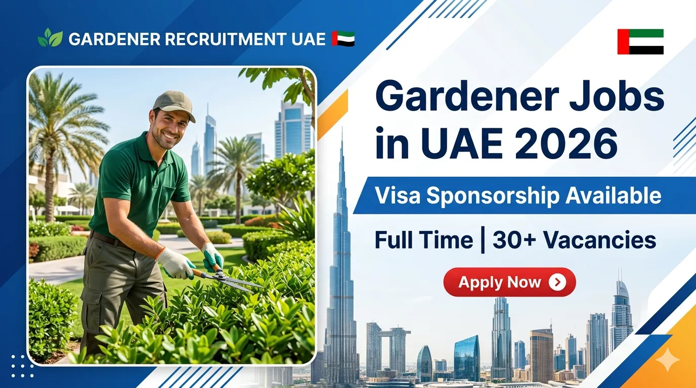 UAE Gardener Jobs