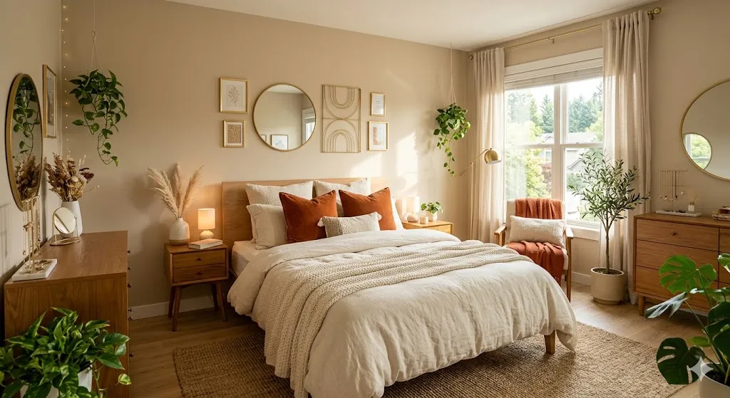 Cozy Bedroom Decor With Warm Neutral Tones