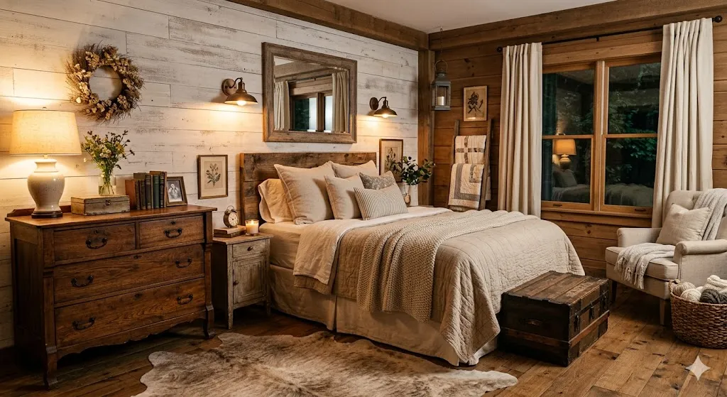 Rustic Bedroom Decor on a Budget