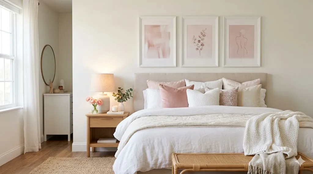 Blush Pink Wall Prints