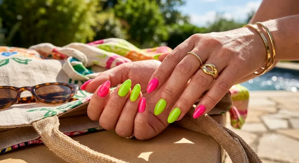 Bright Neon Nails