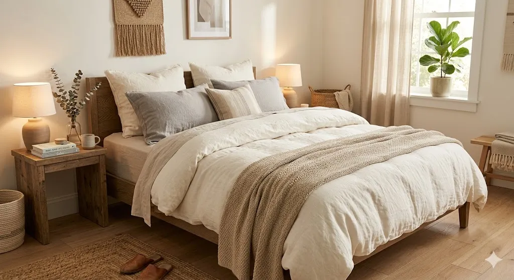 Keep Your Bedding Slightly Relaxed
