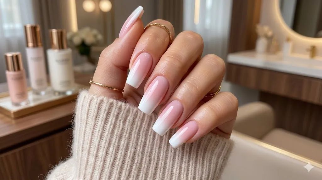 French Ombre Nails