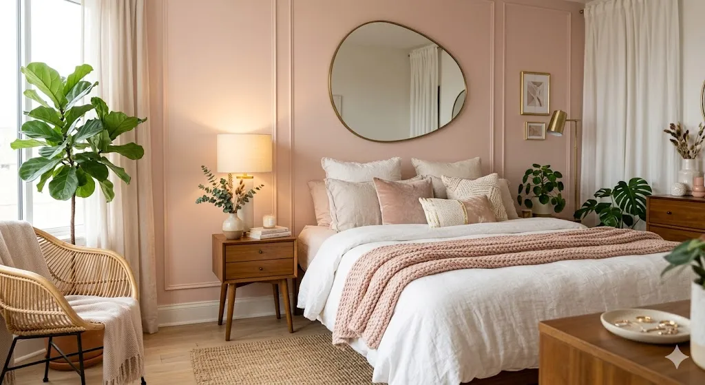Feminine Bedroom Decor Without Overdoing Pink