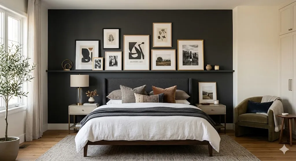 Picture Ledge Accent Wall
