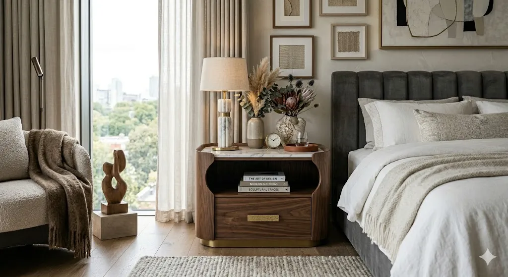 Choose a Unique-Shaped Nightstand