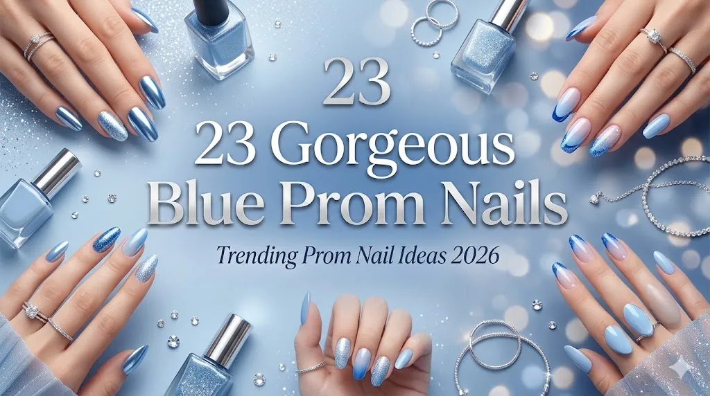 23 Gorgeous Blue Prom Nails