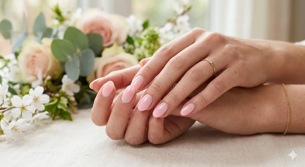 Soft Ombre Pink Nails