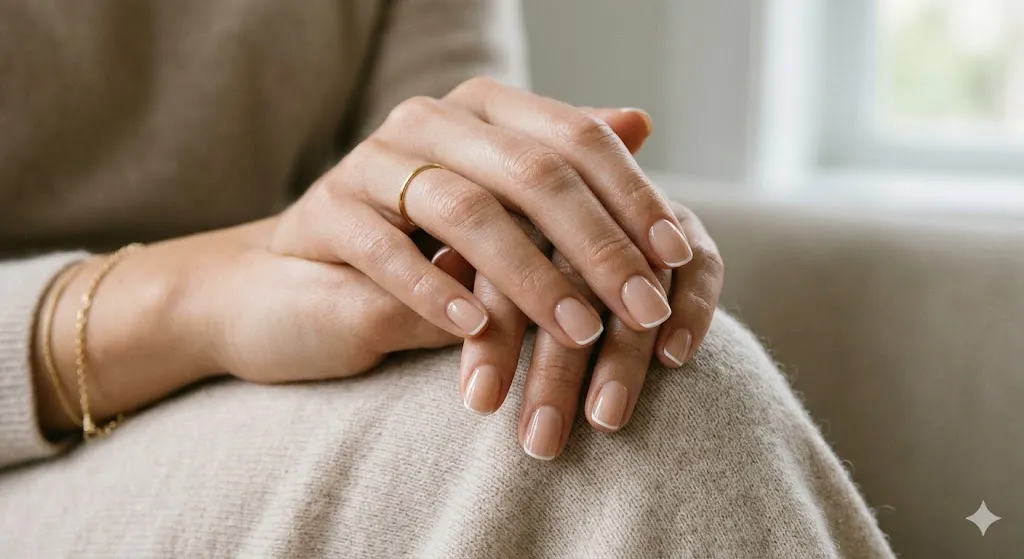 Thin French Tip Nails