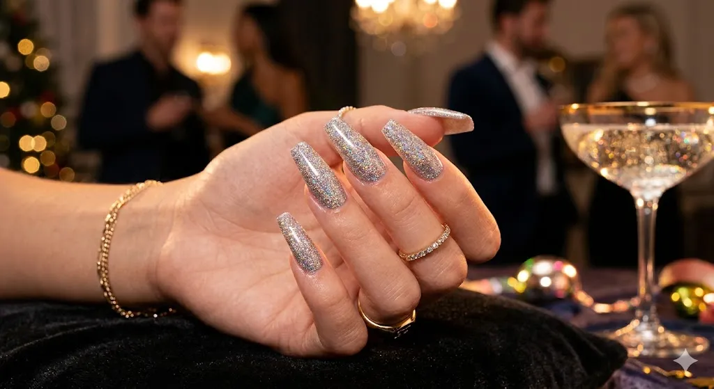 Glitter Gel Nails
