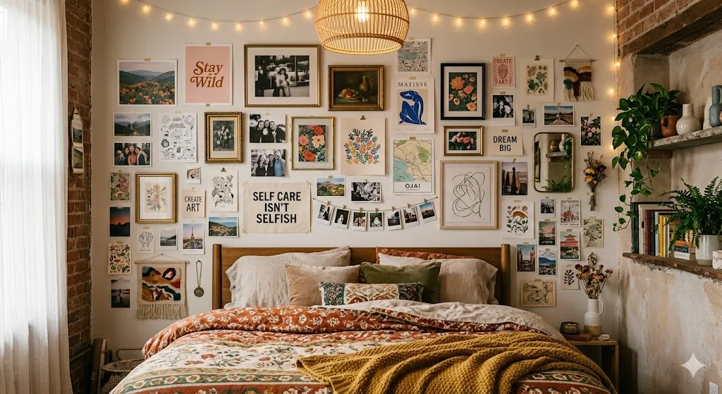 Eclectic Collage Wall