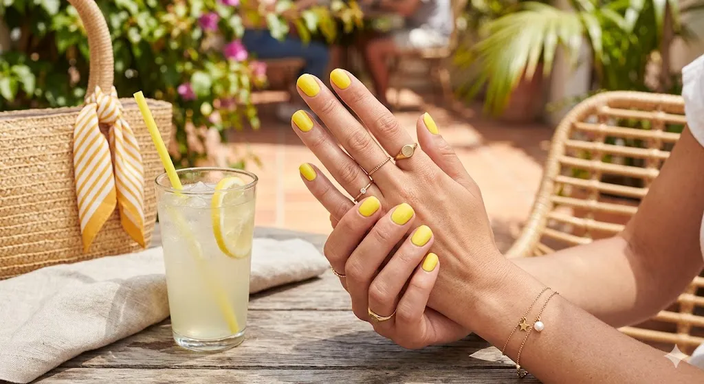 Lemon Yellow Nails