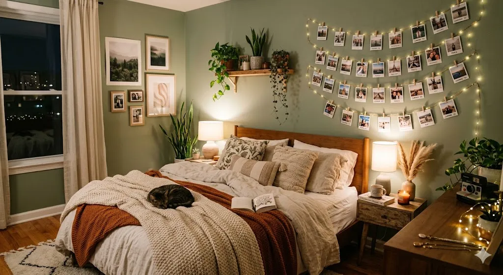 Hanging Polaroid Display