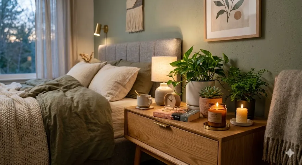 Combine Greenery and Candles