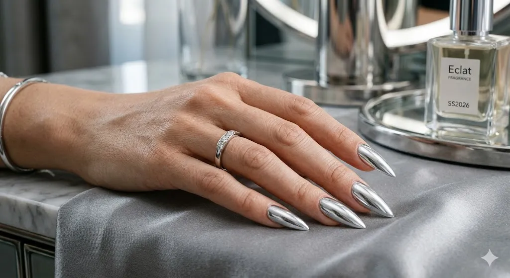Chrome Mirror Nails