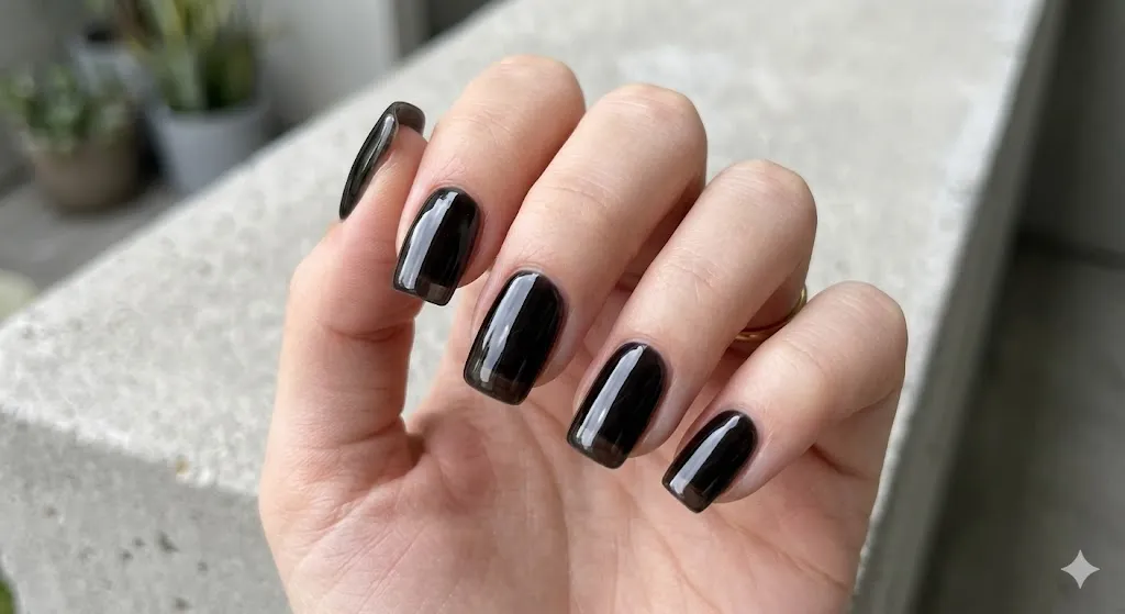 Black Jelly Nails