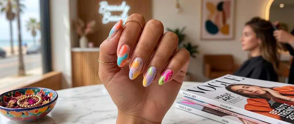 Abstract Nail Art