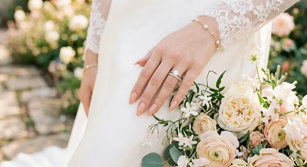 Soft Nude Glossy Nails