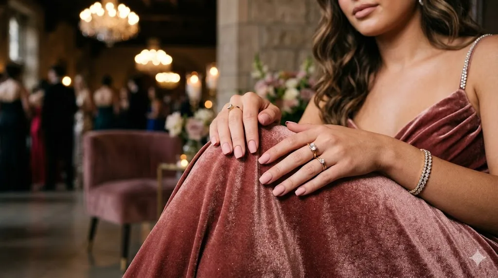 Blush Pink Matte Nails