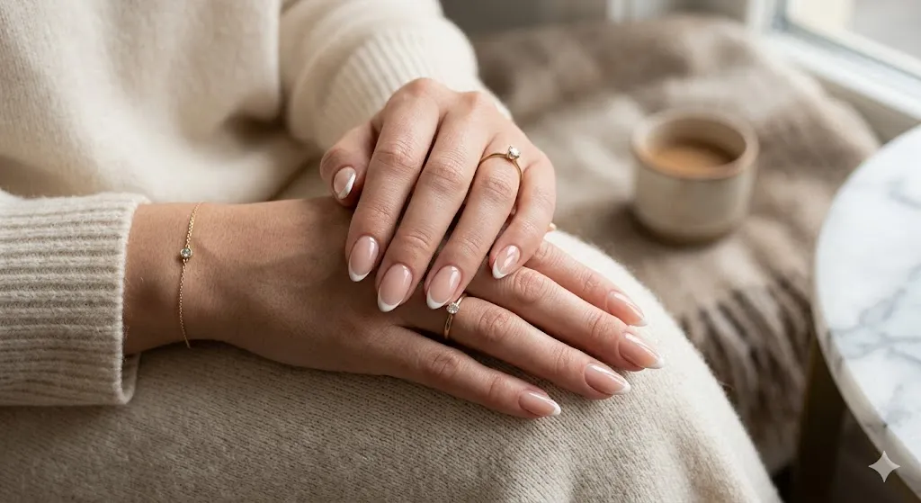 French Tip Gel Nails