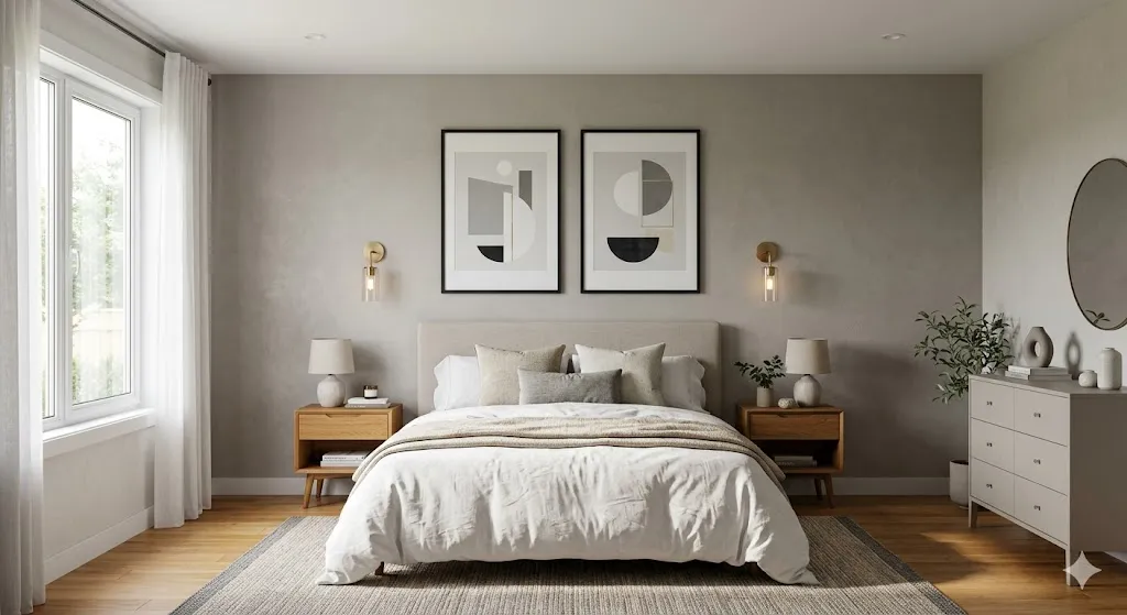 Twin Artwork Arrangement