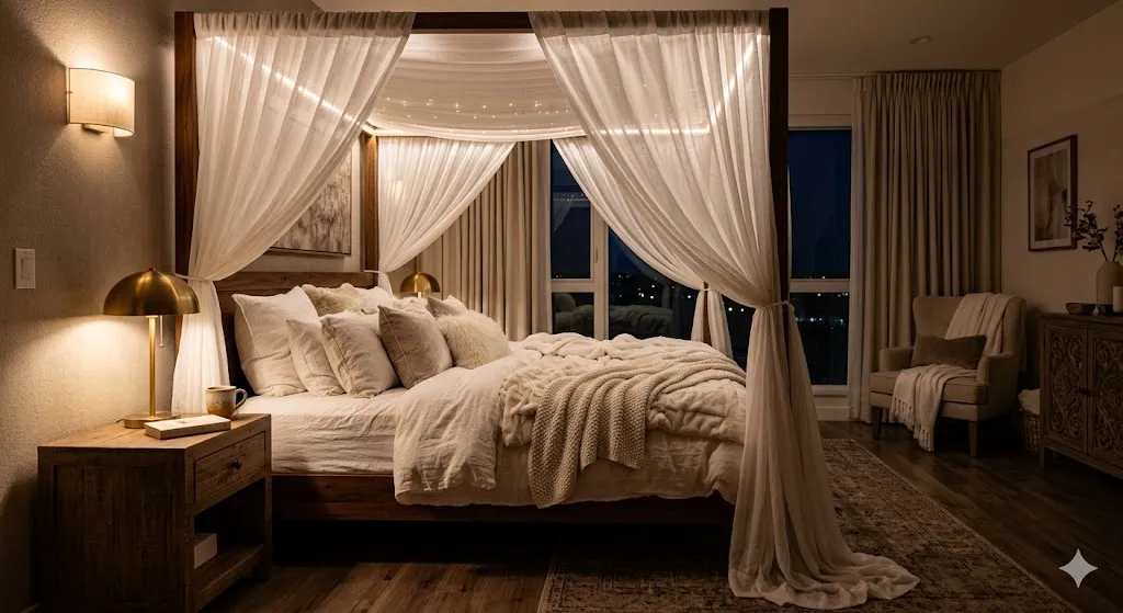 Install a Canopy Bed