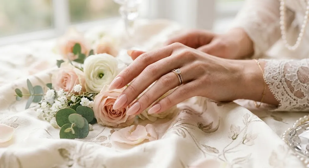 Blush Pink Elegant Nails