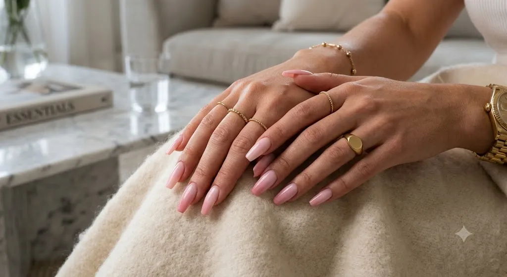 Pink Ombre Nails