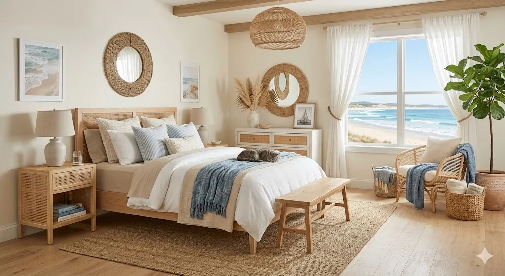 Try a Coastal Bedroom Theme