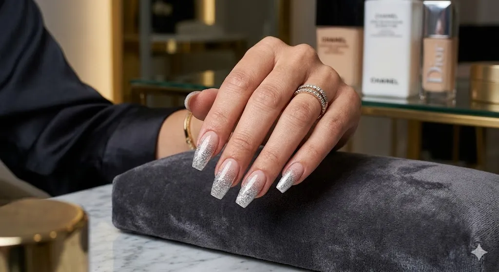 Glitter Ombre Nails