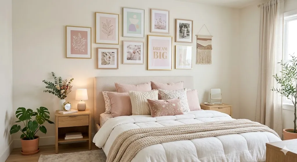 Soft Pastel Gallery Wall