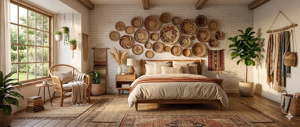 Boho Basket Wall Decor