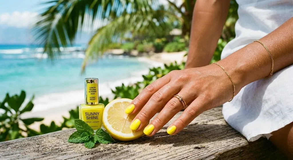 Lemon Yellow Nails