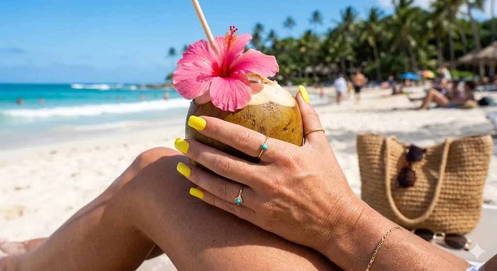Lemon Yellow Nails