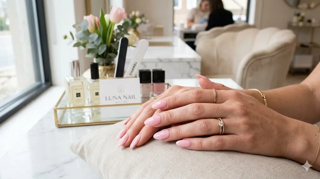 Pastel Pink Gel Nails