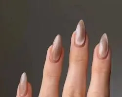 Matte Almond Nails