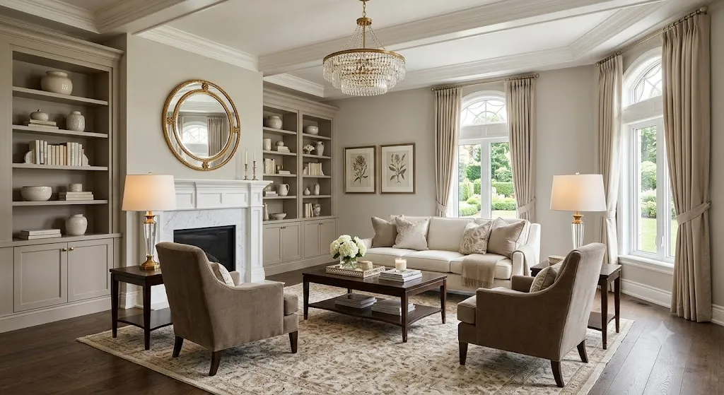 Use Symmetrical Furniture Arrangements