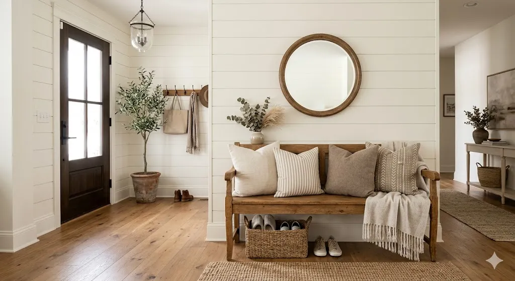 Add a Functional Entryway Bench