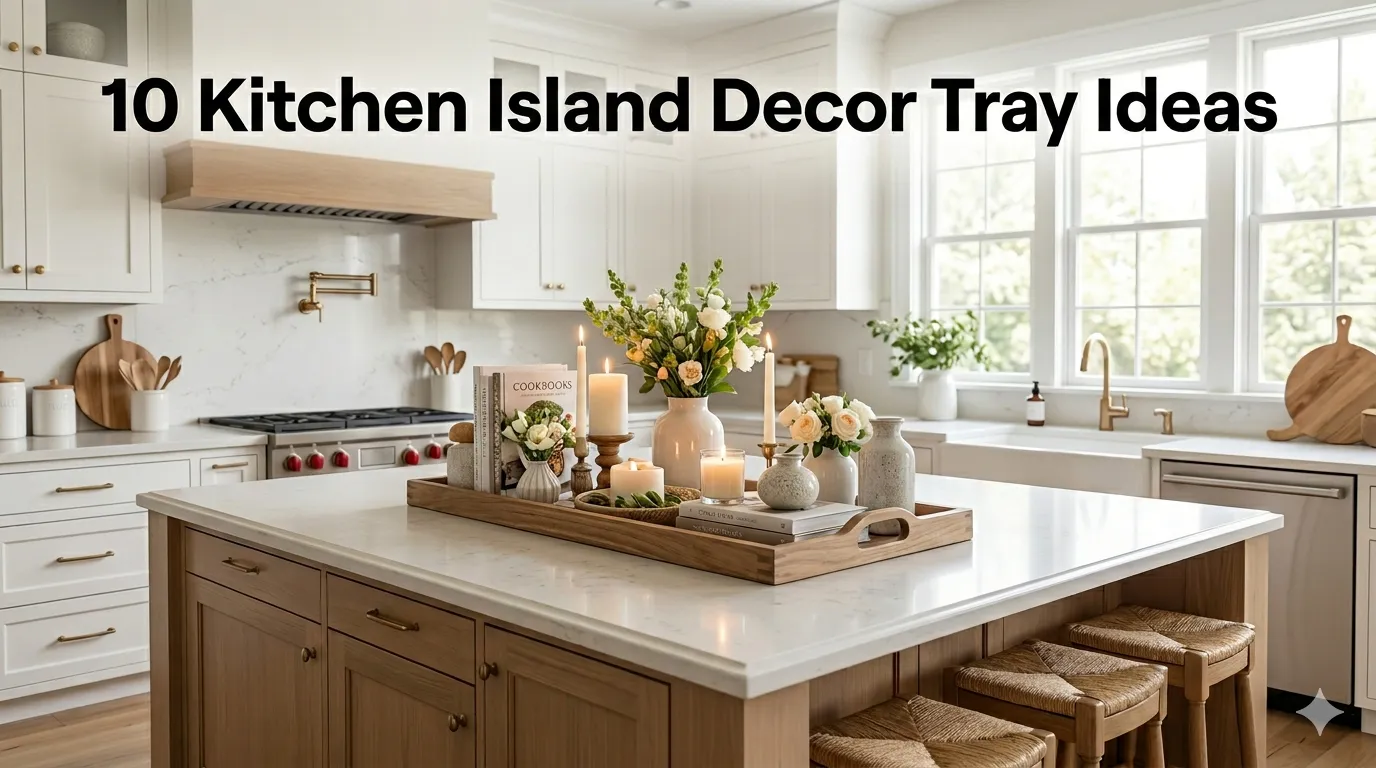 10 Kitchen Island Decor Tray Ideas That Are Simple & Stunning