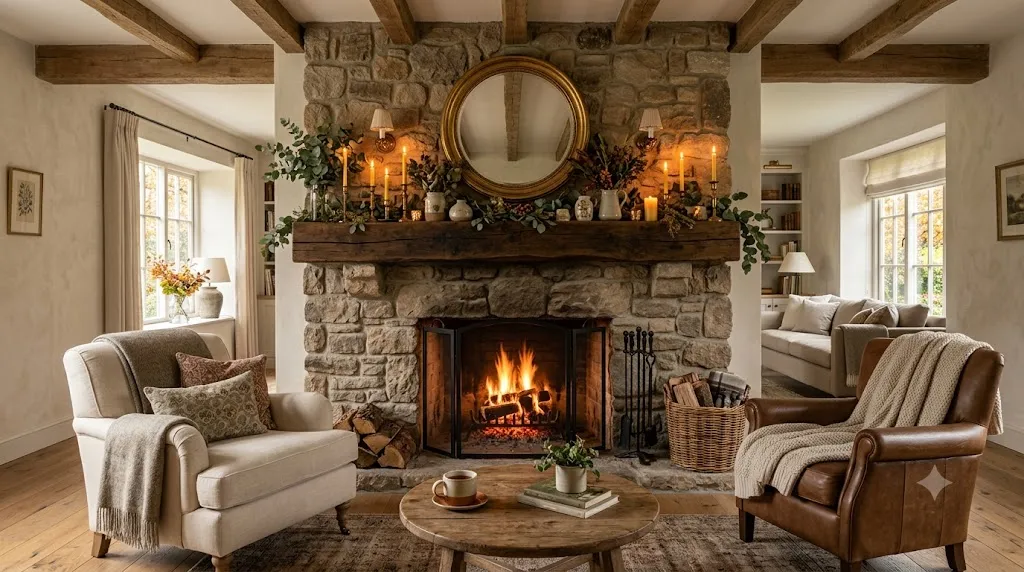 Create a Fireplace Focal Point