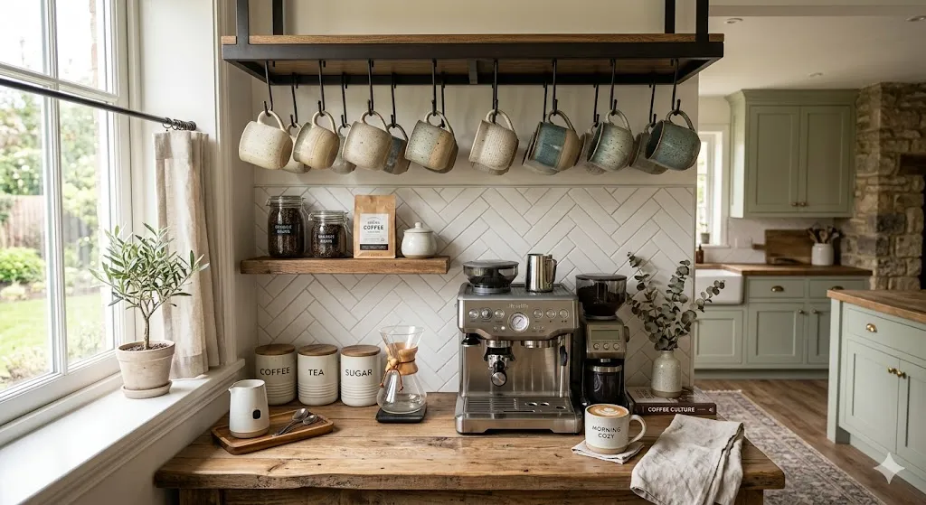 Install an Overhead Mug Rack