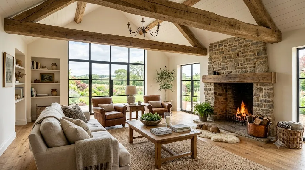Install Exposed Wooden Beams