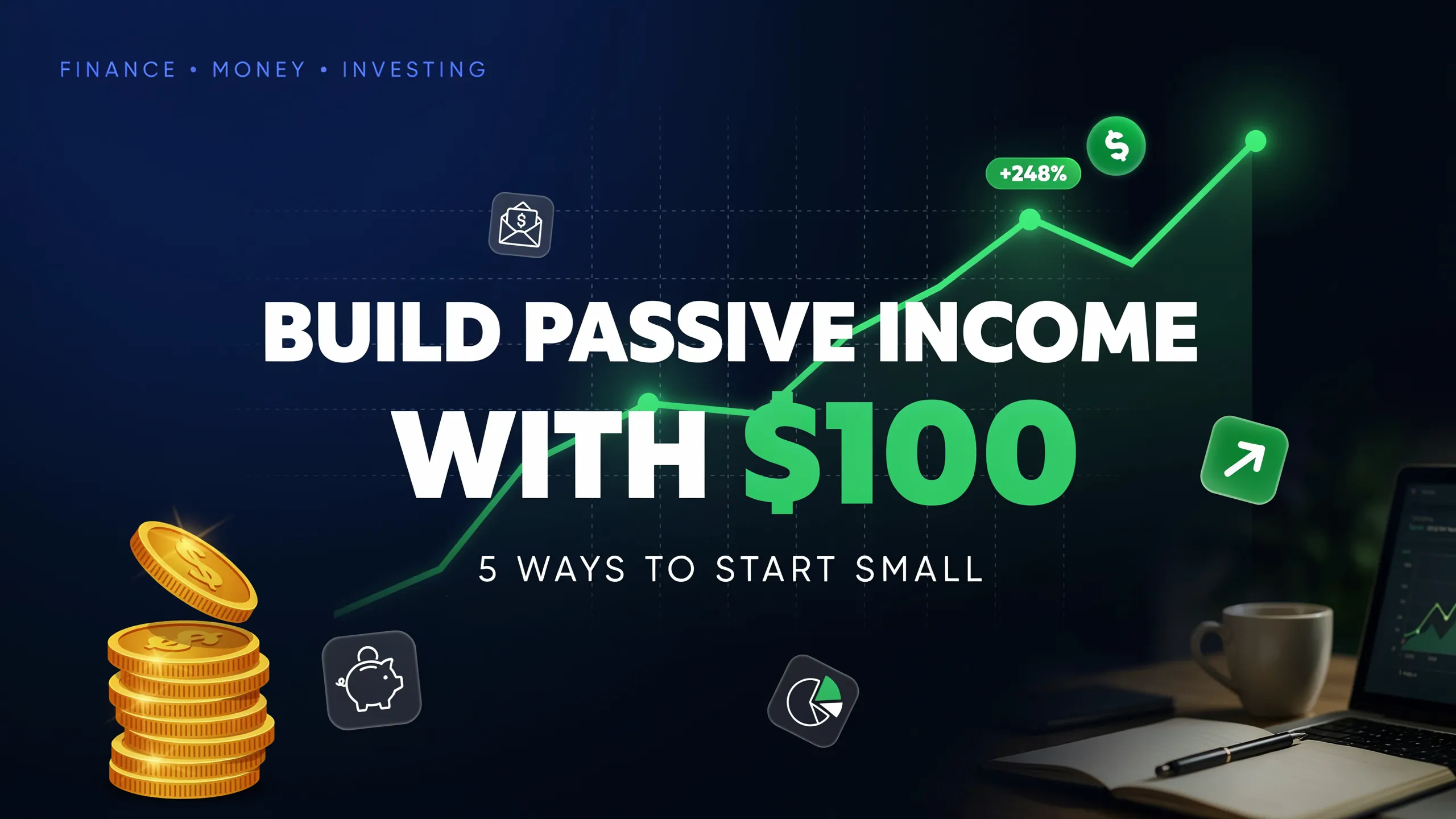 5 Ways to Build Passive Income with Less Than $100