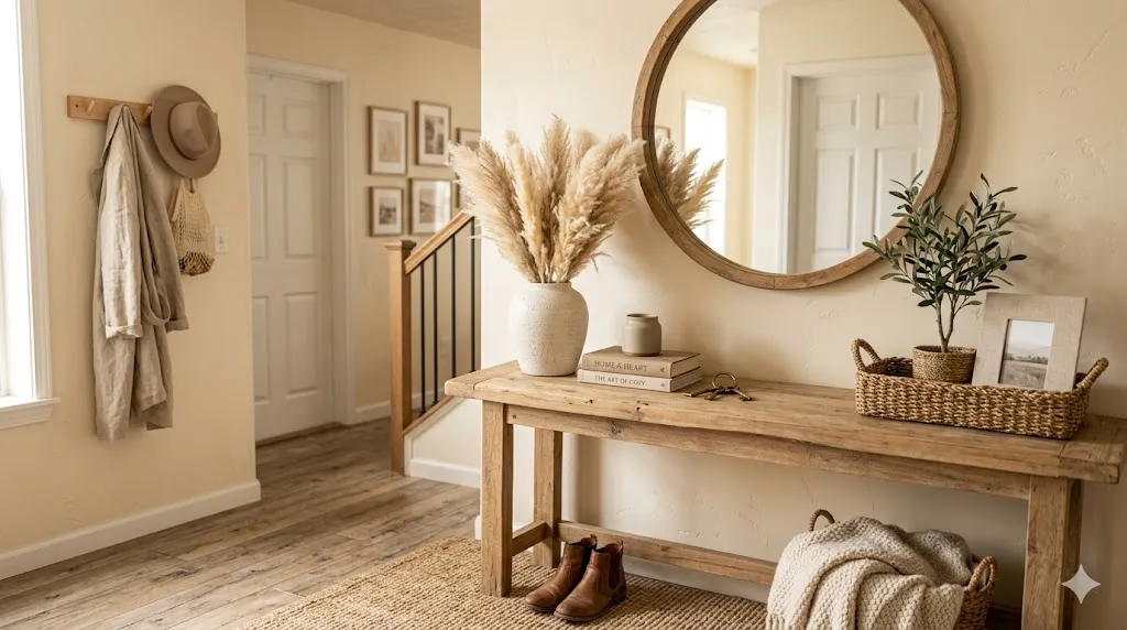 Create a Cozy Farmhouse Entryway