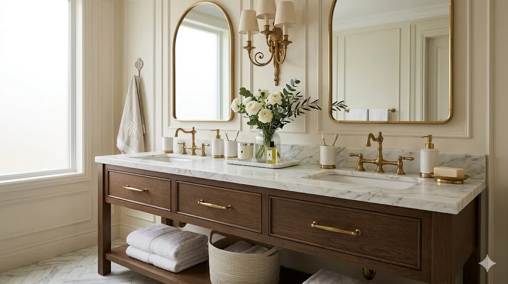 Coordinate Decor With Your Vanity Style