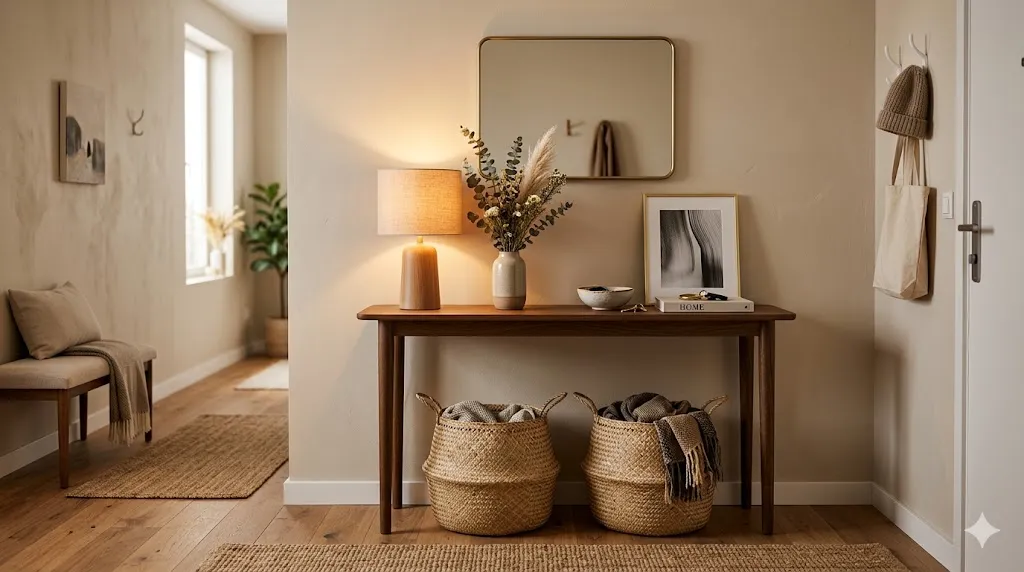 Add a Table Lamp for Warm Lighting