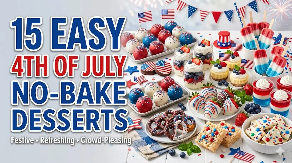 15 Easy 4th of July No-Bake Desserts for a Sweet