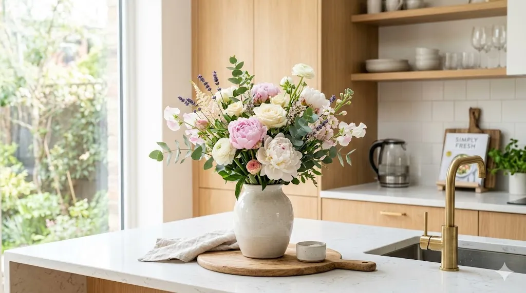 Decorate with Seasonal Flowers